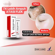 AMPUH!! Salep Cina Flek Hitam BPOM Yonglow Skincare Salep Retinol Malam Pemutih Kulit Wajah Kusam Pe