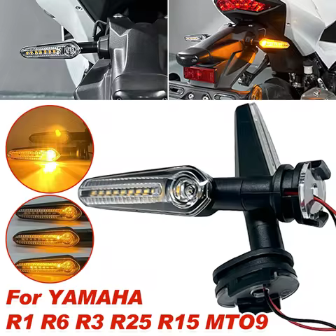 LED Turn Signal Flowing Light For YAMAHA MT-01 MT03 MT07 MT09 Tracer 9 900/GT Tenere 700 XSR 155 FZ6