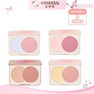 Judydoll Two-Color Blush 6g Blue/Blush Purple/Blush Yellow/Blush/Blush Powder Blush- [Meimei Duck Fl