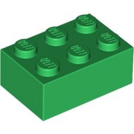 Lego 3002 Green Lime Particle Brick 2x3 4109674 4220631