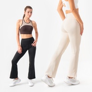 Nice Belle Active | Loui Flare Leggings – Women's Flare High Waist Stretchy Yoga Pilates Running Leg