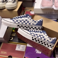 Vans Style 36 Decon SF Blue White Checkerboard Low-Top Casual Sneakers