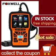 Foxwell NT301 OBD2เครื่องสแกนเนอร์ตรวจสอบเครื่องยนต์สะอาดรหัสอ่านอัตโนมัติแบตเตอรี่รถยนต์โวลต์วิเครา