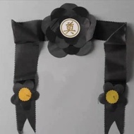 Frame Flower Small Black Flower Photo Frame Flower Black Gauze Statue Flower Funeral Funeral Hall Sa