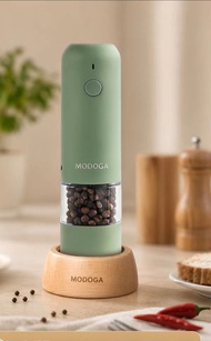 MODOGA 電動胡椒磨 研磨器 綠色