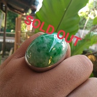 Applegreen Giok nabire papua / Natural jadeite jade