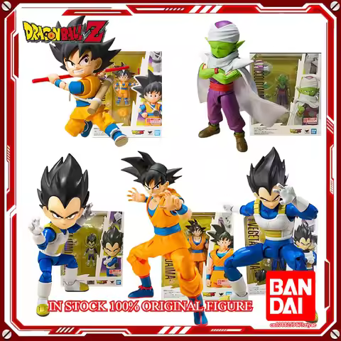 In Stock 100% Original BANDAI S.H.Figuarts SHF Vegeta Daima Dragon Ball Anime Action Collection Figu