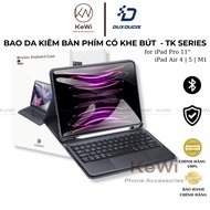 Dux Ducis Leather Keyboard Case for iPad Pro 11" / iPad Air 4 | 5 | M1, Shockproof, Pen Slot, Conven