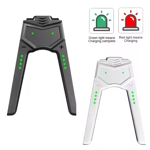 Game Controller Charging Dock Grip V-Shaped Charging Dock Station Handle Grip for Switch/Switch OLED