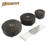5M 10M 15M Roll Fiberglass Heat Shield Motorcycle Exhaust Tape Header Heat Wrap Tape Thermal Protect