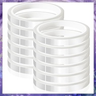 (Y W Z H)12 Rolls 10mm X 33m(108ft) Clear Heat Tape,Transparent for Heat Press and Sublimation,Heat 