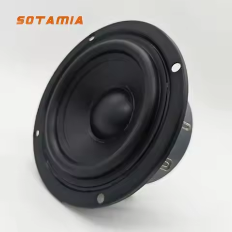 SOTAMIA 1pcs 3.5 Inch 90mm Full Range Waterproof Speaker 8 Ohm 15W PP Basin Audio Loudspeaker DIY Mu