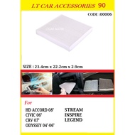 HONDA ACCORD 08'/CIVIC 06'/CRV 07'/ODYSSEY 04'-06'/STREAM/INSPIRE/LEGEND AIR COND CABIN FILTER