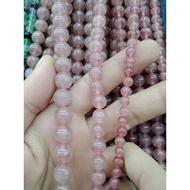 strewberry quartz Stone diy strewberry quartz Stone for bracelet or necklace