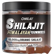 Omilay Shilajit Himalayan Gummy with Ashwagandha บรรเทา ความดัน การควบคุม อารมณ์ ปรับปรุง นอนหลับ Bo