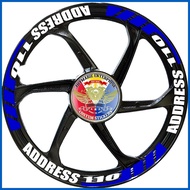 ➽ ✤ ➺ SUZUKI ADDRESS 110 DECAL MAG STICKER GOOD FOR 2 MAGS