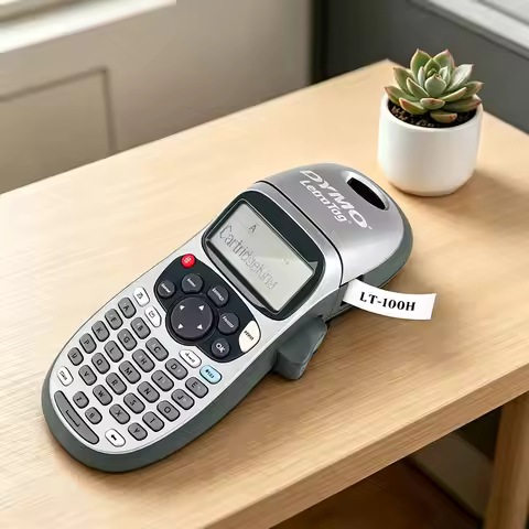 Portable Label Printer Dymo Letratag LT-100H Label Maker Self-adhesive Sticker Dymo Labeling Machine