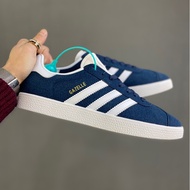 Gazelle Indoor Vintage Sneakers Men and Women Skateboard Shoes Blue White