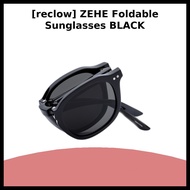 [reclow] ZEHE Foldable Sunglasses BLACK / Korean Sunglasses / Foldable Design / 100% Genuine by recl