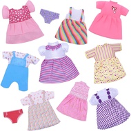 Pakaian Anak Patung Alive Baby - 9 Set Pakaian Anak Patung Perempuan untuk Anak Patung 10 11 12 Inci