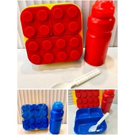 LEGO 3-Section LUNCH BOX and Drinking Bottle Set T913 FREE Spoon Fork/ Set LUNCH BOX