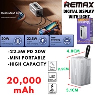 Remx RPP-675 20000mAh / RPP-673 10000mAh QC 22.5W PD 20W Super Powerbank SCP Portable Size Mini Power Bank