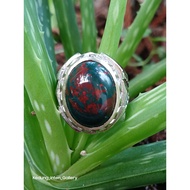 Nogosui Agate Men's Ring | Stone ring natural | Indonesian agate | Indonesian agate