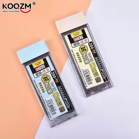 200Pcs/Box 0.5mm/0.7mm Graphite Lead 2B Mechanical Pencil Refill Automatic Pencil Lead New