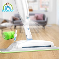 BOOMJOY P10 3 in 1 Spray Flat Mop + New Type sweeper with Microfiber Mop Pad