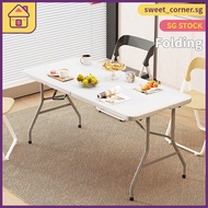 Outdoor Folding HDPE Dining Table Portable Installation-Free Table