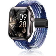 Band for RUXINGX G62 Smart Watch, Breathable Braided Wristbands,Nylon Braided Band,Adjustable Wristb