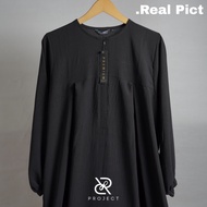 Gamis crinkle premium airflow | tamara dress | fashion muslim syari | MAURA DRESS