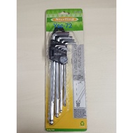 STERLING 9PCS ALLEN KEY EXTRA LONG BALL POINT HEX KEY SET 1.5-10MM