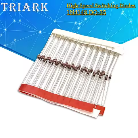 50/100/1000PCS 1N4148 IN4148 DO-35 High-Speed Switching Diodes