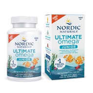 Nordic Naturals Ultimate Omega Jr., Strawberry - 120 Mini Soft Gels - 680 Total Omega-3s with EPA & 