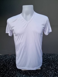 เสื้อรองใน เสื้อยืด ไม่สกรีน มีไซส์ใหญ่2XL  เสื้อคอวี เสื้อซับใน ผ้าไมโครผ้าลื่น