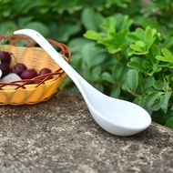 ceramic frosted white soup spoon (RS2638)