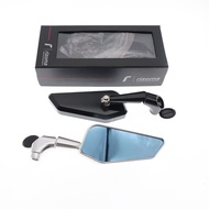 เพชรขนาดเล็ก CNC กระจกเสาสั้นยาวปรับกระจกมองหลังรถจักรยานยนต์กระจกมองหลังอเนกประสงค์กระจก Rizoma