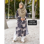 LUVLA LOLITA LONG BLOUSE MUSLIMAH IRONLESS