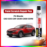 Car Paint Scratch Repair Pen for Mazda CX3 CX5 CX9 CX30 CX50 Tuch Up Pen Paint Care Accessories Blac