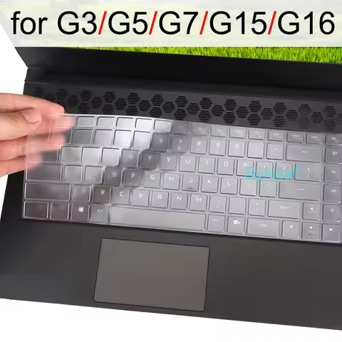 Keyboard Cover for Dell G15 G16 Gaming G3 G5 G7 Pro SE 15 16 17 Silicone Protector Skin Case 7630 76