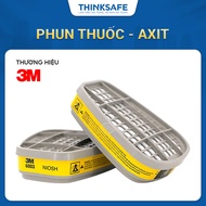 Phin lọc 3M 6003 Phin lọc hơi hữu cơ vô cơ (thuốc bảo vệ thực vật hơi sơn hóa chất) sử dụng cho mặt