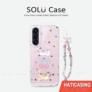HP Clear Dot-Point Girl Kitten For Xiaomi 15T Pro M7 Plus C85 C71 Casing poco X7 F7 Pro C75 C65 14 1