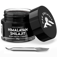 Pure Himalayan Shilajit Resin 45 Days Natural Dried & Gold Graded Shilajit Above 17000FT 15Gram Puri