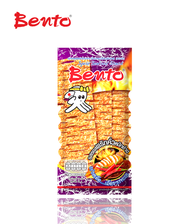 ขนม ปลาหมึก อบกรอบปรุงรส ตรา เบนโตะ (Bento Brand) ขนาด 4 กรัม