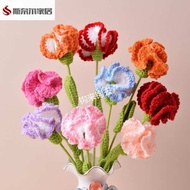 graduation bouquet Hadiah Hari Ibu Bouquet Hari Ibu Selesai Bouquet Buatan Tangan Merajut Carnation 