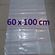 kantong plastik besar packing kirim pengiriman ikan arwana hias kuat - 60 x 100