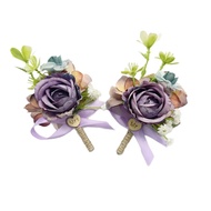 Bridal Corsage Bridesmaid Retro Guest Business Rose Simulation Celebration Opening Corsage Corsage W