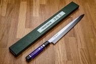 🇯🇵佑成 SG2 粉末鋼 正夫柳刃 270mm 穩定木 幻藍紫 三鎳銀 假木朾 💓日本高級廚刀