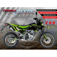 Decal Sticker Fullbody KLX BF / G / Extreme Yellow Stabilo Cool